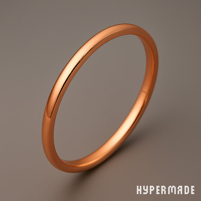 Ring „HYPERMADE Classic“ – 1,5 mm Edelstahl, roségoldfarben