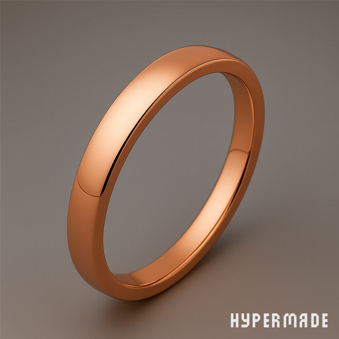 Ring „HYPERMADE Classic“ – 4 mm Edelstahl, roségoldfarben