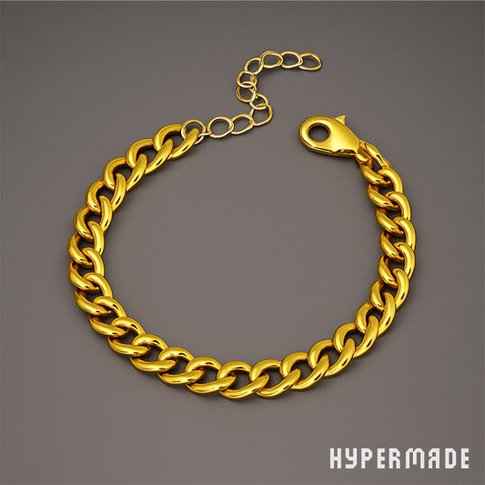 Armband – 3 mm Edelstahl, goldfarben