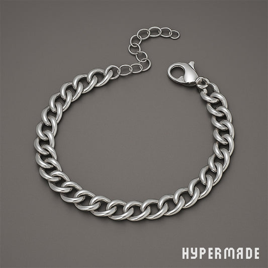 Armband  – 3 mm Edelstahl, silberfarben