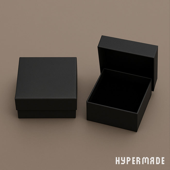 Elegante Schmuck-Geschenkbox in Schwarz